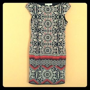 Form fitting, Knee length dress!